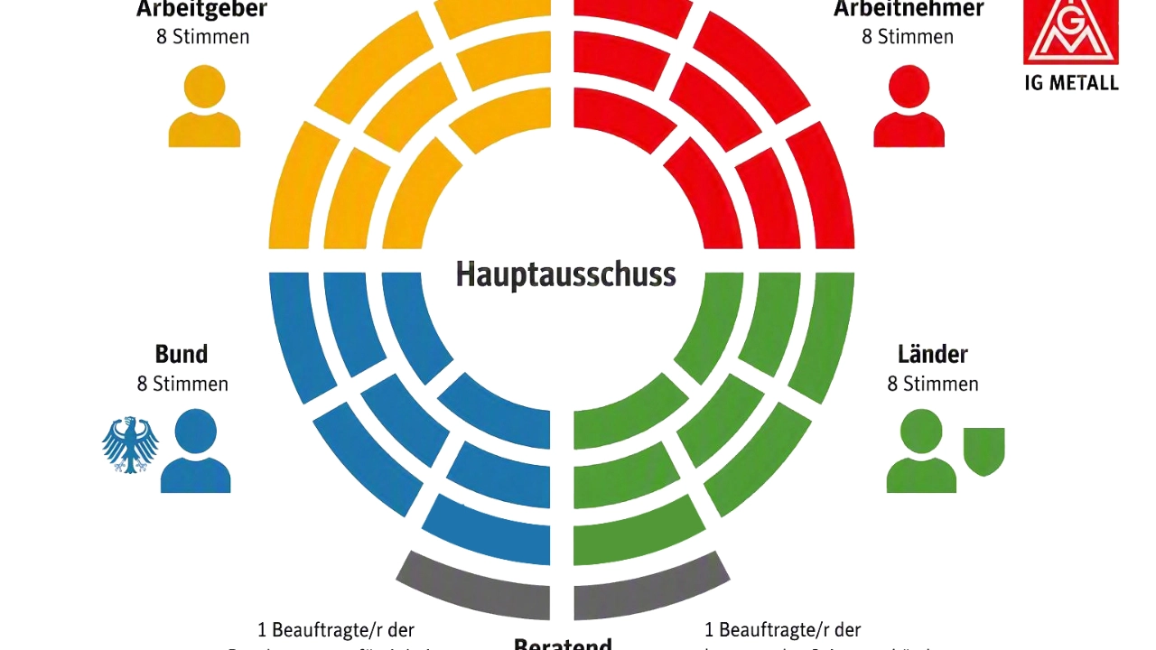 Struktur des Hauptausschusses des Bundesinstituts für Berufsbildung