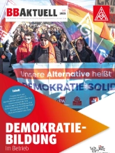 Die Juniausgabe 2025 von BerufsBildung Aktuell der IG Metall widmet sich der Stärkung demokratischer Kompetenzen in der beruflichen Bildung. Im Fokus stehen praxisnahe Ansätze zur Förderung von Mitbestimmung, Respekt und Zivilcourage im Ausbildungsalltag.