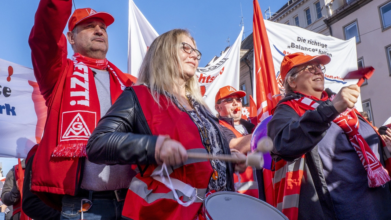 Warnstreik 27.10.2022 Bayern Augsburg