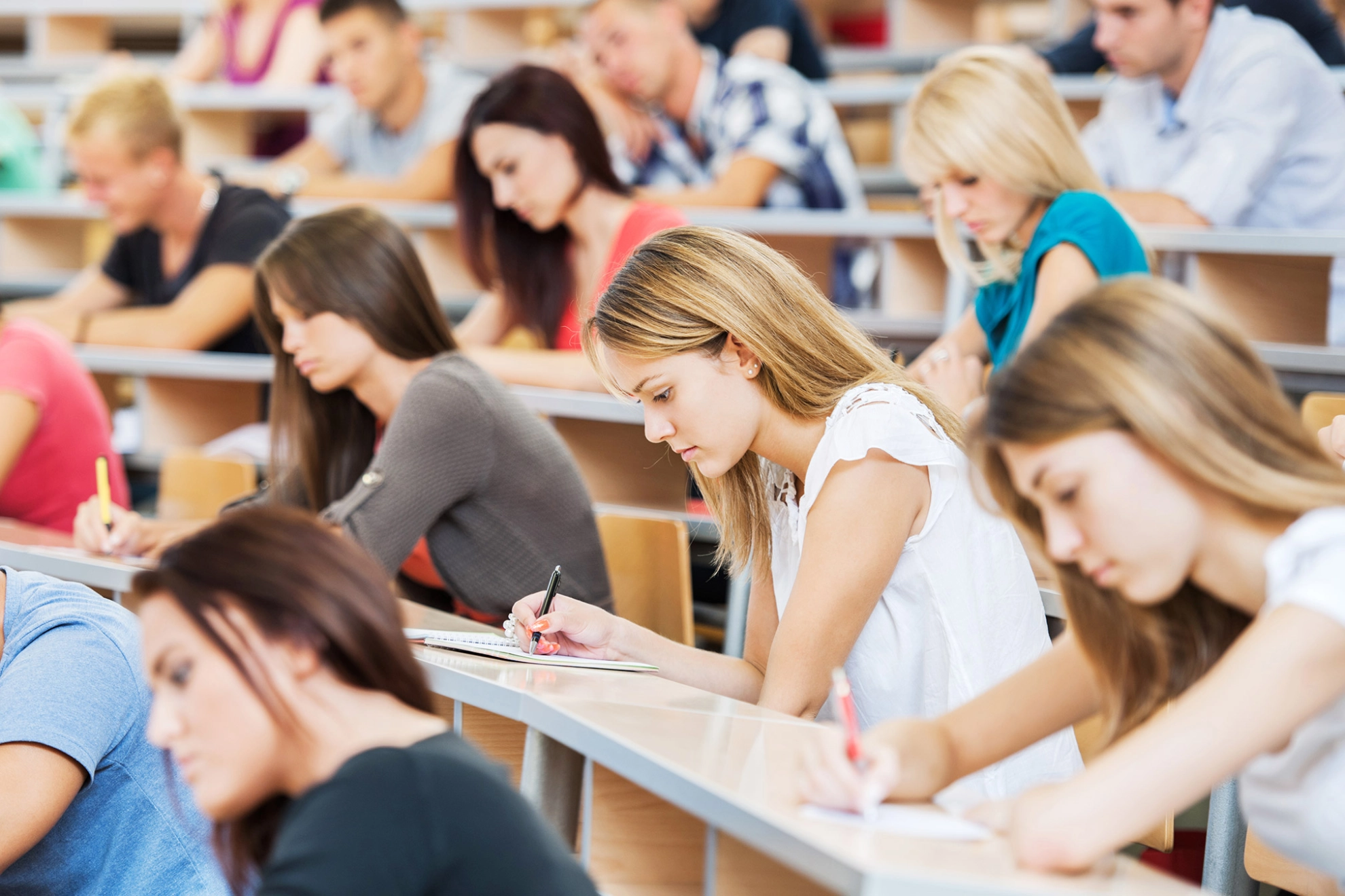 Studierende im Hörsaal