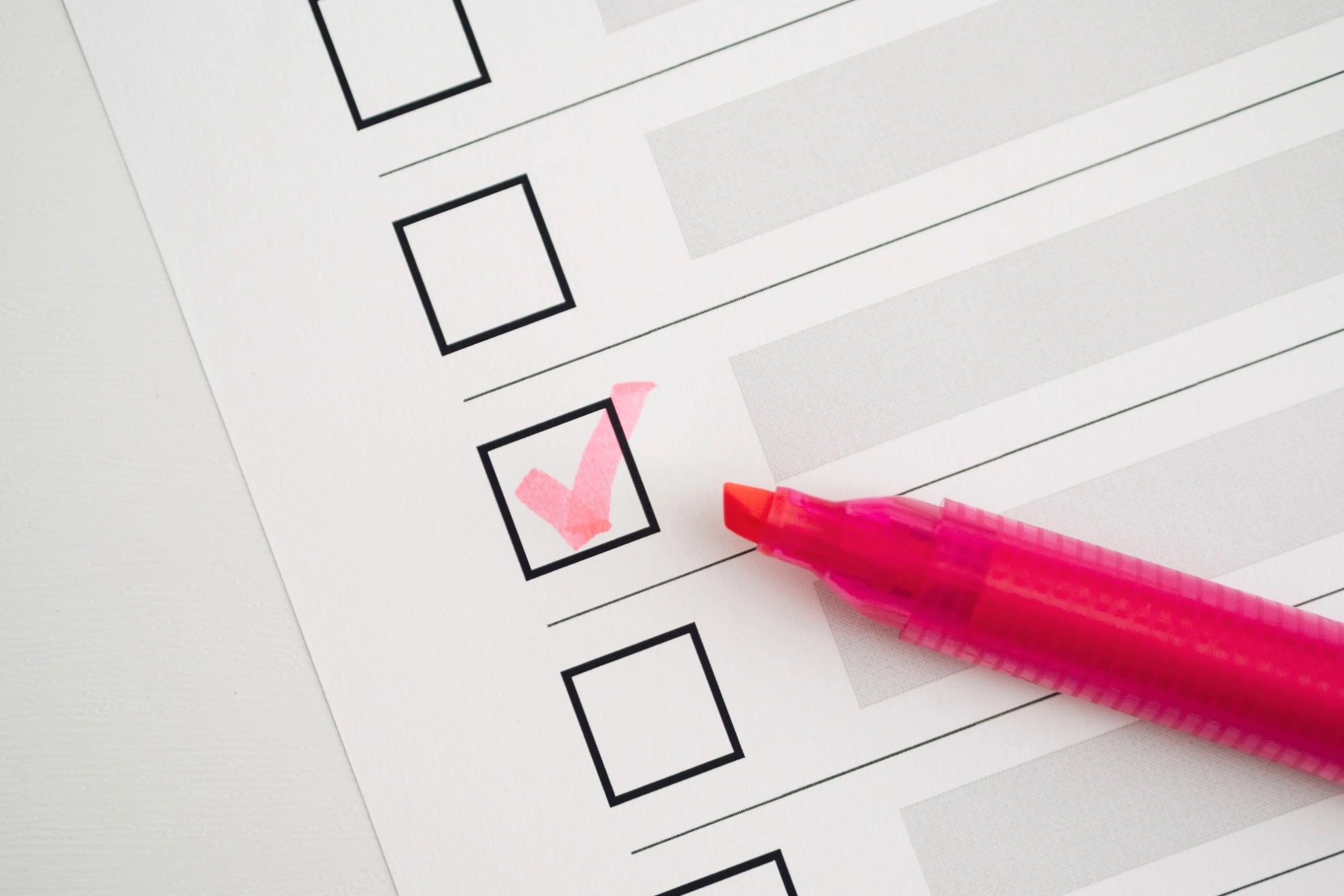 Prüfen, Check, Stift