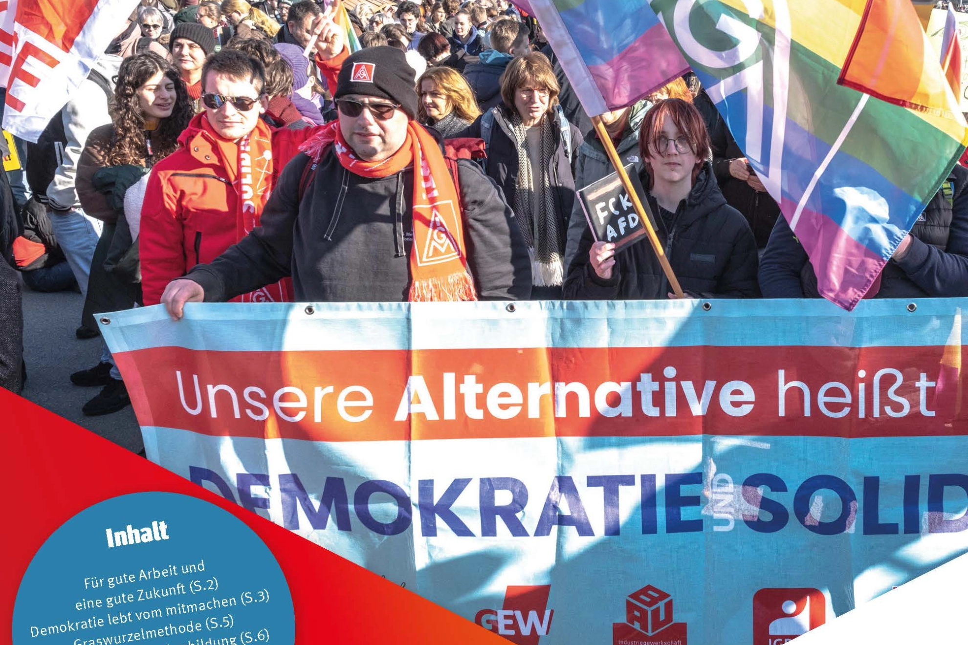 Die Juniausgabe 2025 von BerufsBildung Aktuell der IG Metall widmet sich der Stärkung demokratischer Kompetenzen in der beruflichen Bildung. Im Fokus stehen praxisnahe Ansätze zur Förderung von Mitbestimmung, Respekt und Zivilcourage im Ausbildungsalltag.