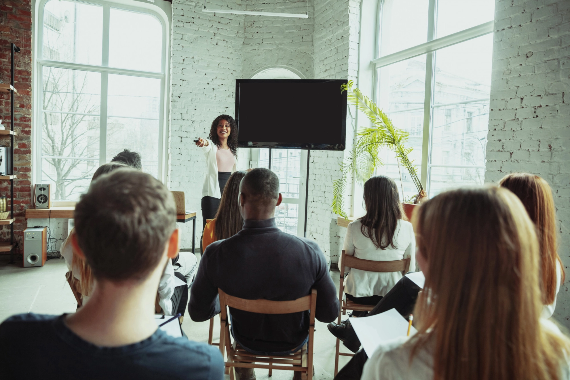 Seminar, Vortrag, Bildschirm