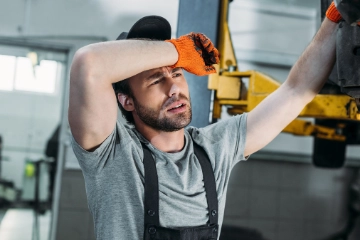 Kfz-Mechaniker von Grippe erwischt