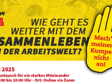 Wie geht es weiter mit dem Zusammenleben in der Arbeitswelt?